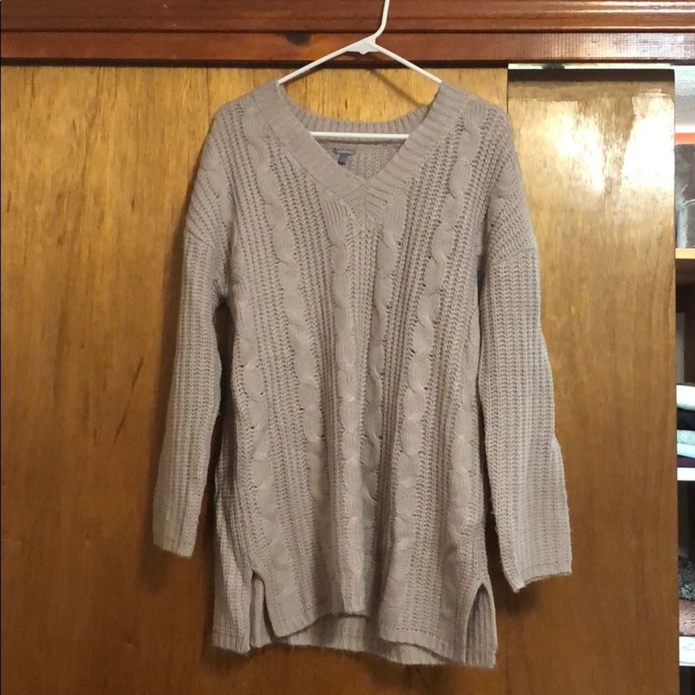 Light Pink Oversized Sweater